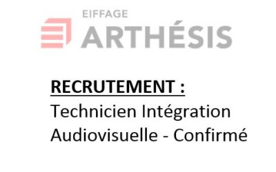 Dans le cadre de notre développement, nous recherchons un Technicien Audiovisuel