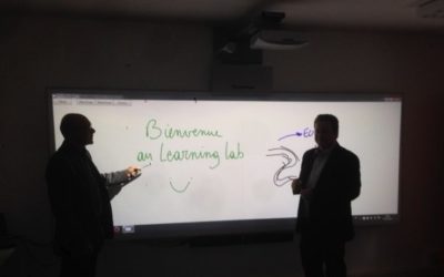 Installation de la plus grande surface interactive à Lyon