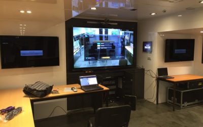 Evénementiel : Visioconférence lors d’un séminaire d’entreprise