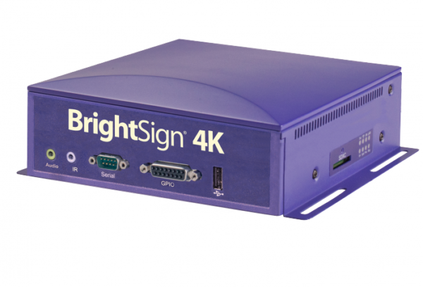 player brightsign 4k affichage dynamique