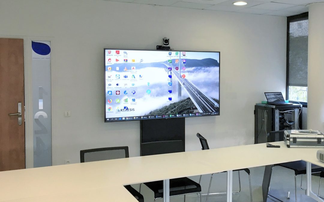 Equipement à Lyon d’une salle de réunion visio compatible Cisco Webex