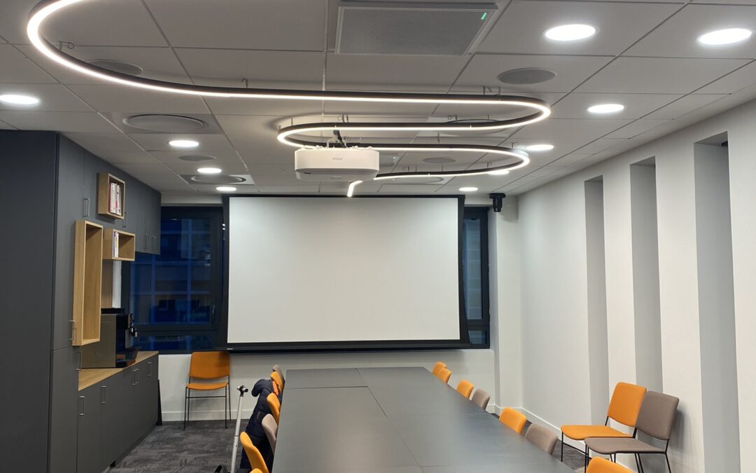 Salle de formation audiovisuelle